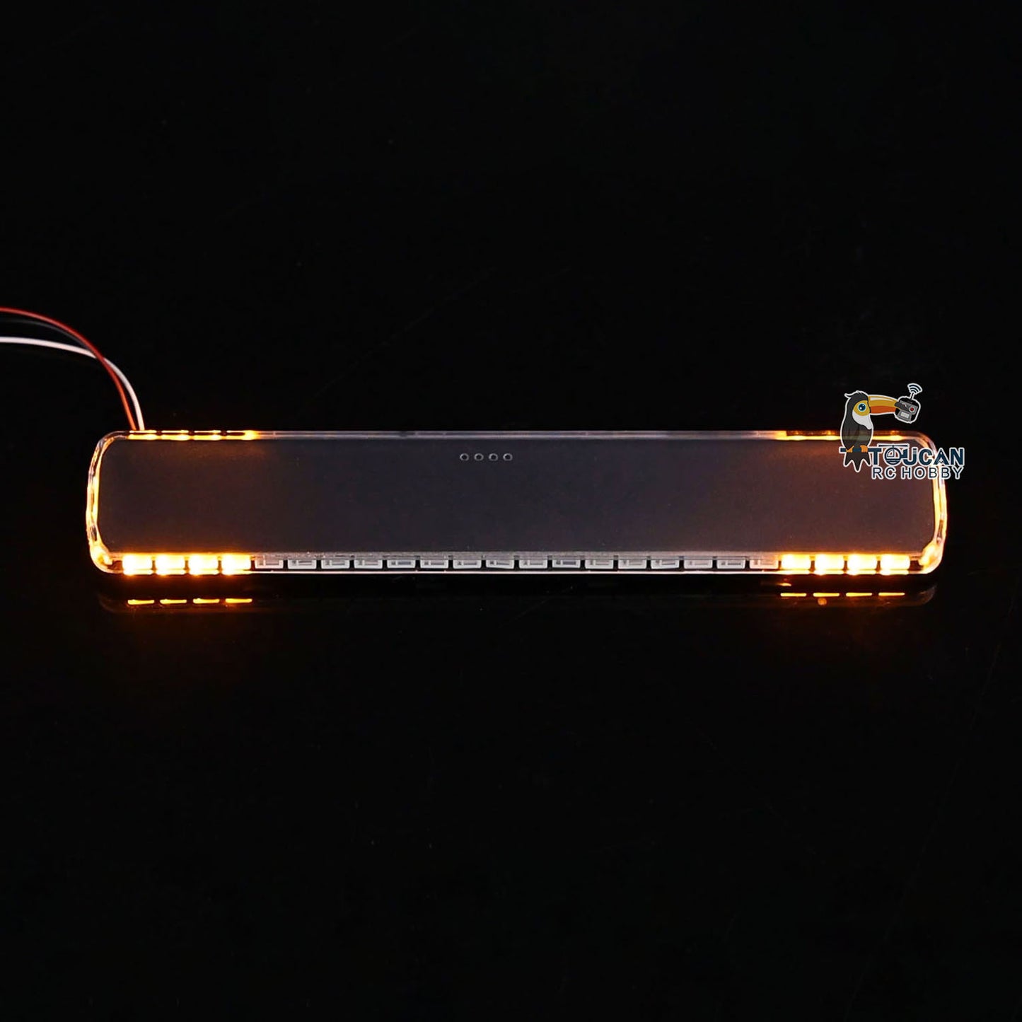 BITRC Cabin Roof Rotating Warning Light for DIY 1/14 RC Tractor Truck Lorry Car