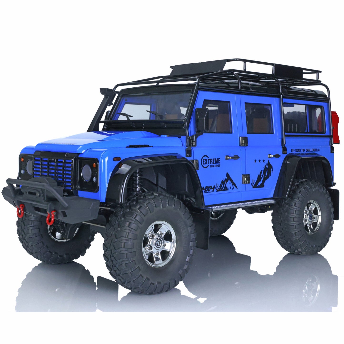 HG Remote Control Rock Clawer 1/10 4x4 Off-road Climbing Vehicle P411 RC Truck Car Differential Lock 45A ESC Outdoor Truck