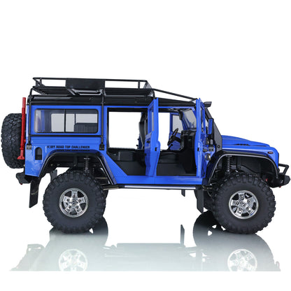 HG Remote Control Rock Clawer 1/10 4x4 Off-road Climbing Vehicle P411 RC Truck Car Differential Lock 45A ESC Outdoor Truck