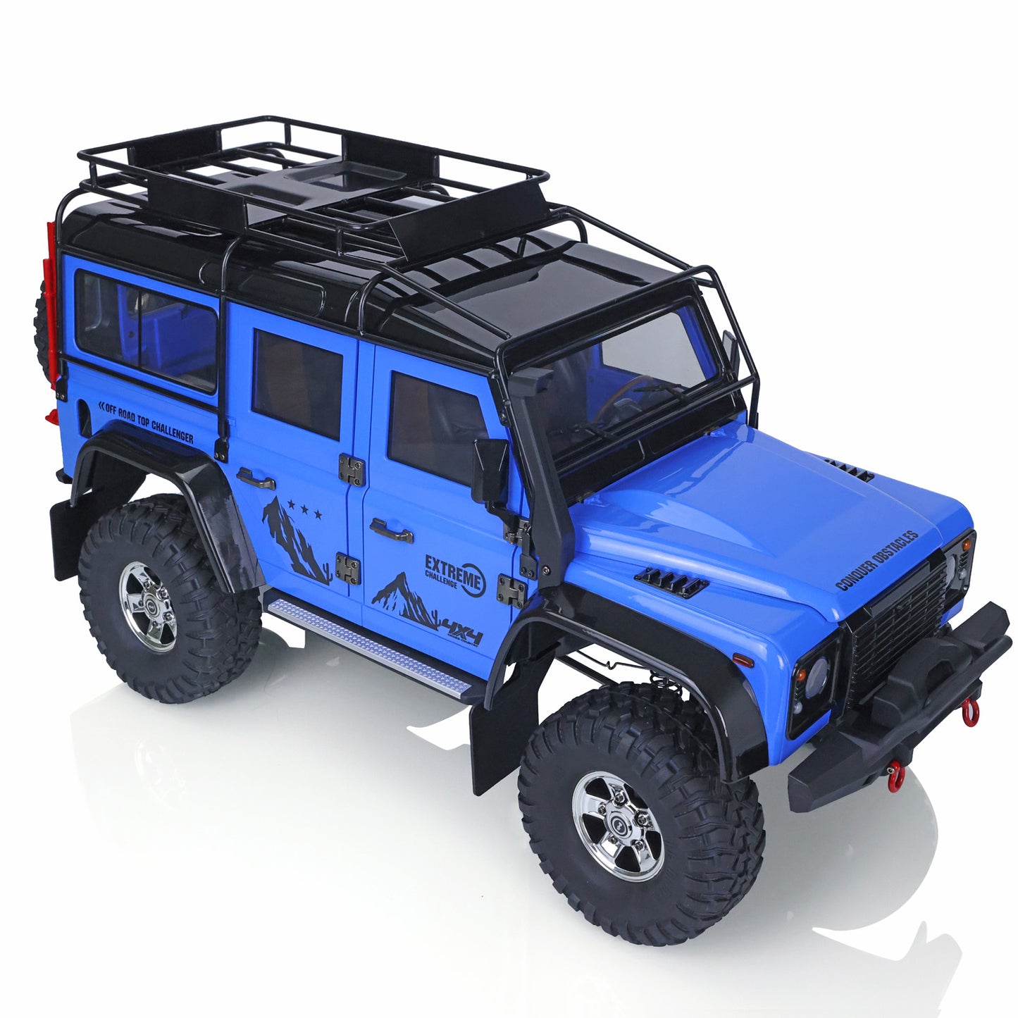 HG Remote Control Rock Clawer 1/10 4x4 Off-road Climbing Vehicle P411 RC Truck Car Differential Lock 45A ESC Outdoor Truck
