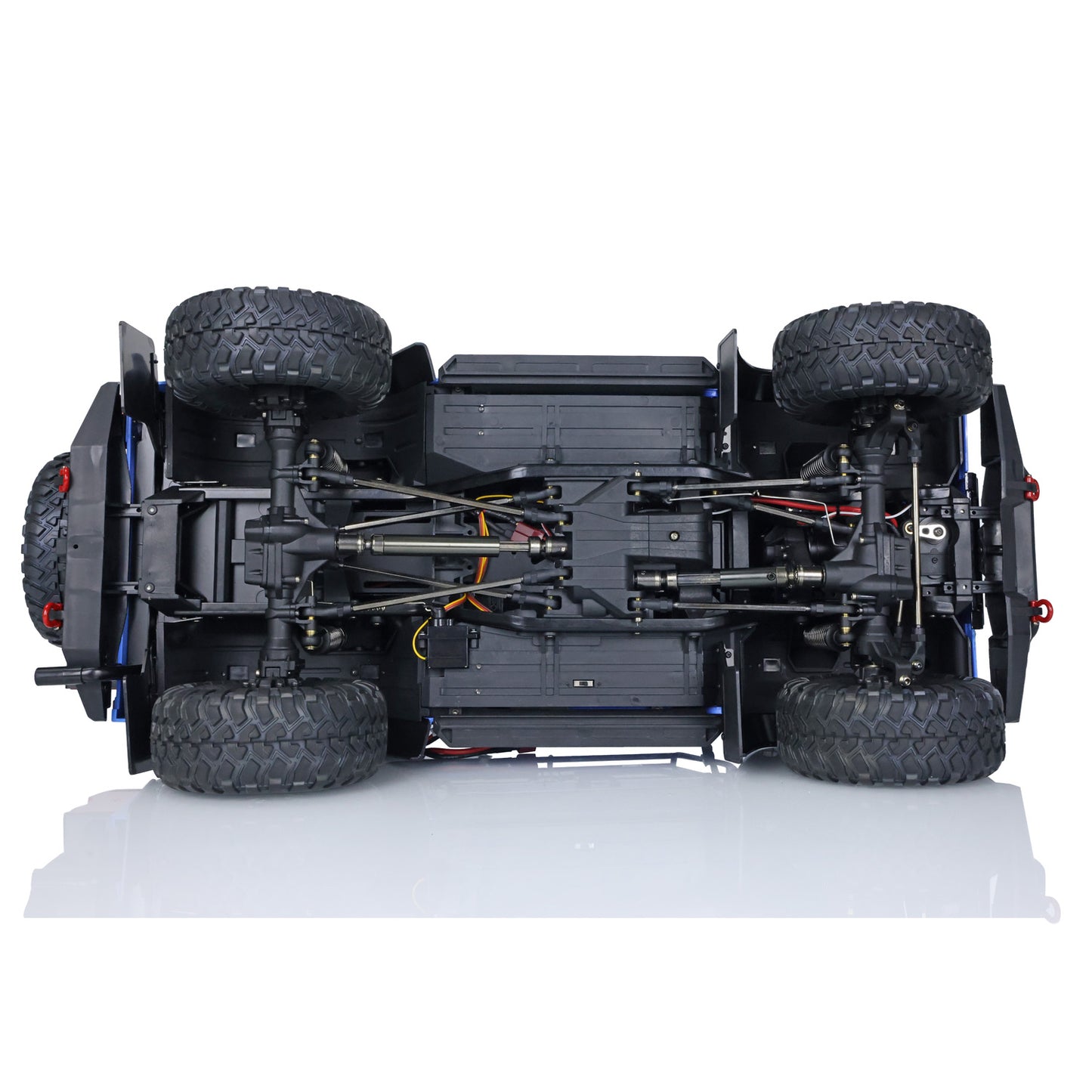 HG Remote Control Rock Clawer 1/10 4x4 Off-road Climbing Vehicle P411 RC Truck Car Differential Lock 45A ESC Outdoor Truck