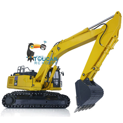 TOUCAN RC HOBBY JZModel PC360 DIM P3-11 1/12 fahrfertiger ferngesteuerter RC-Metallbagger Hydrauliksystem Ventil Pumpe Lichtanlage Motor Servo