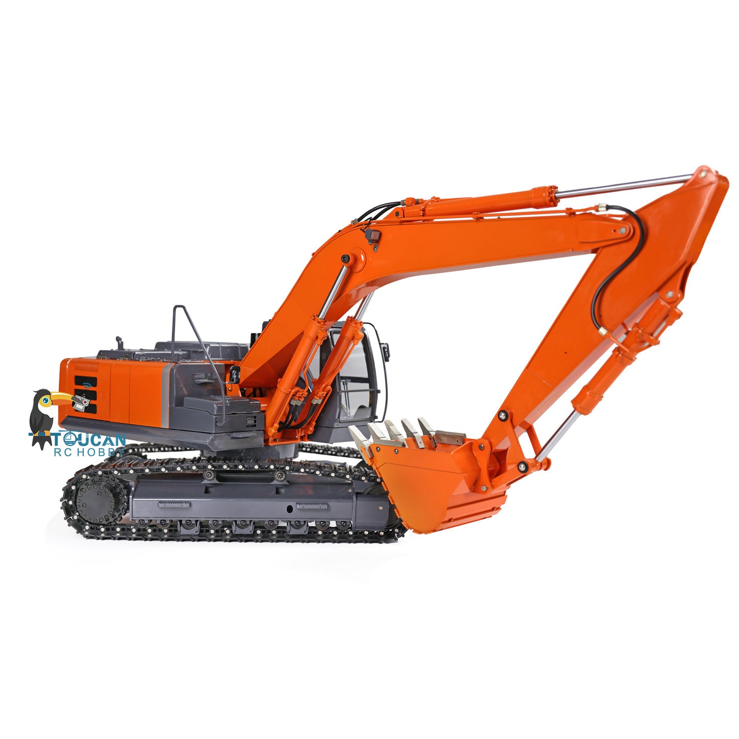BEST SELLING 360 DIM-H3 1/12 Scale Hydraulic RC Excavator Light System Motor Servo ESC Main Boom Metal Bucket Assembled