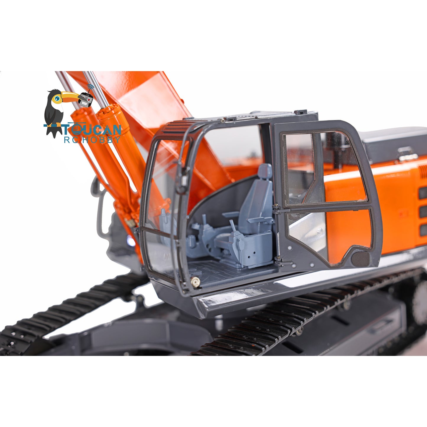 BEST SELLING 360 DIM-H3 1/12 Scale Hydraulic RC Excavator Light System Motor Servo ESC Main Boom Metal Bucket Assembled
