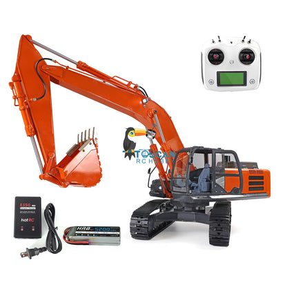 BEST SELLING 360 DIM-H3 1/12 Scale Hydraulic RC Excavator Light System Motor Servo ESC Main Boom Metal Bucket Assembled