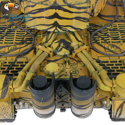 TOUCAN RC HOBBY Henglong 1/16 TK7.0 Plastic German Tiger I Panther RTR RC Tank 3818/3819 360 Degrees Turret Infrared Combat BB Sounds Lights Smoke Model