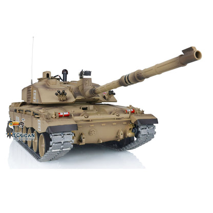 TOUCAN RC HOBBY Henglong 1/16 TK7.0 Promotin British Challenger II 3908 RTR RC Tank 360 Degrees Turret Infrared Combat BB Smoke Metal Sprockets Idlers Wheels Gearbox Tracks