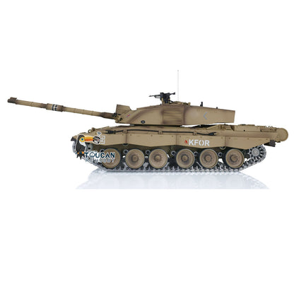 TOUCAN RC HOBBY Henglong 1/16 TK7.0 Promotin British Challenger II 3908 RTR RC Tank 360 Degrees Turret Infrared Combat BB Smoke Metal Sprockets Idlers Wheels Gearbox Tracks