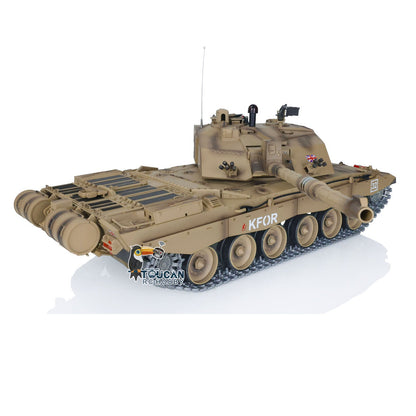 TOUCAN RC HOBBY Henglong 1/16 TK7.0 Promotin British Challenger II 3908 RTR RC Tank 360 Degrees Turret Infrared Combat BB Smoke Metal Sprockets Idlers Wheels Gearbox Tracks