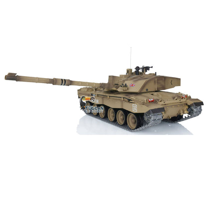 TOUCAN RC HOBBY Henglong 1/16 TK7.0 Promotin British Challenger II 3908 RTR RC Tank 360 Degrees Turret Infrared Combat BB Smoke Metal Sprockets Idlers Wheels Gearbox Tracks