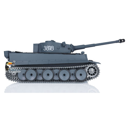 TOUCAN RC HOBBY Henglong 1/16 TK7.0 Promotion Tiger I RC Tank 3818 with Barrel Recoil 360 Degrees Turret IR Smoke Metal Tracks Sprockets Idlers Wheels