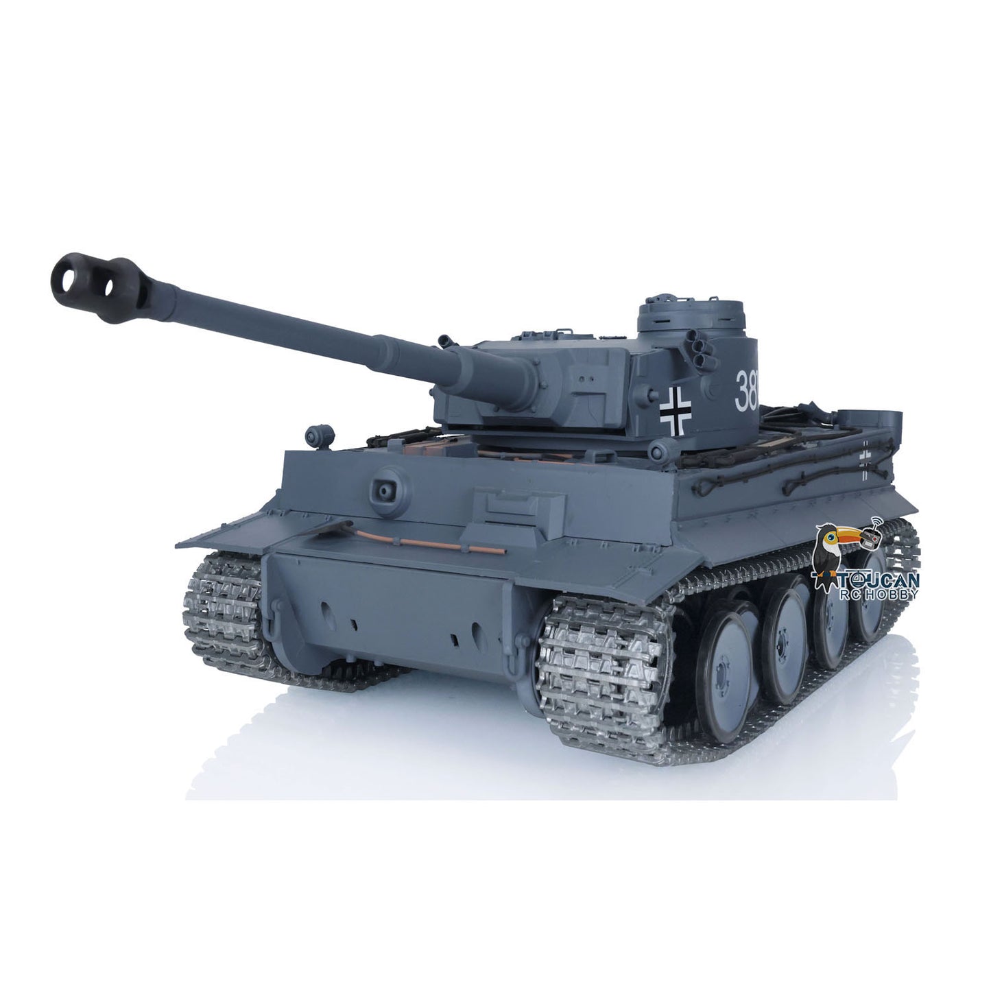 Fast Free Shipping Henglong 1/16 Scale 7.0 Upgraded Metal Version German Tiger I RTR RC Tank 3818