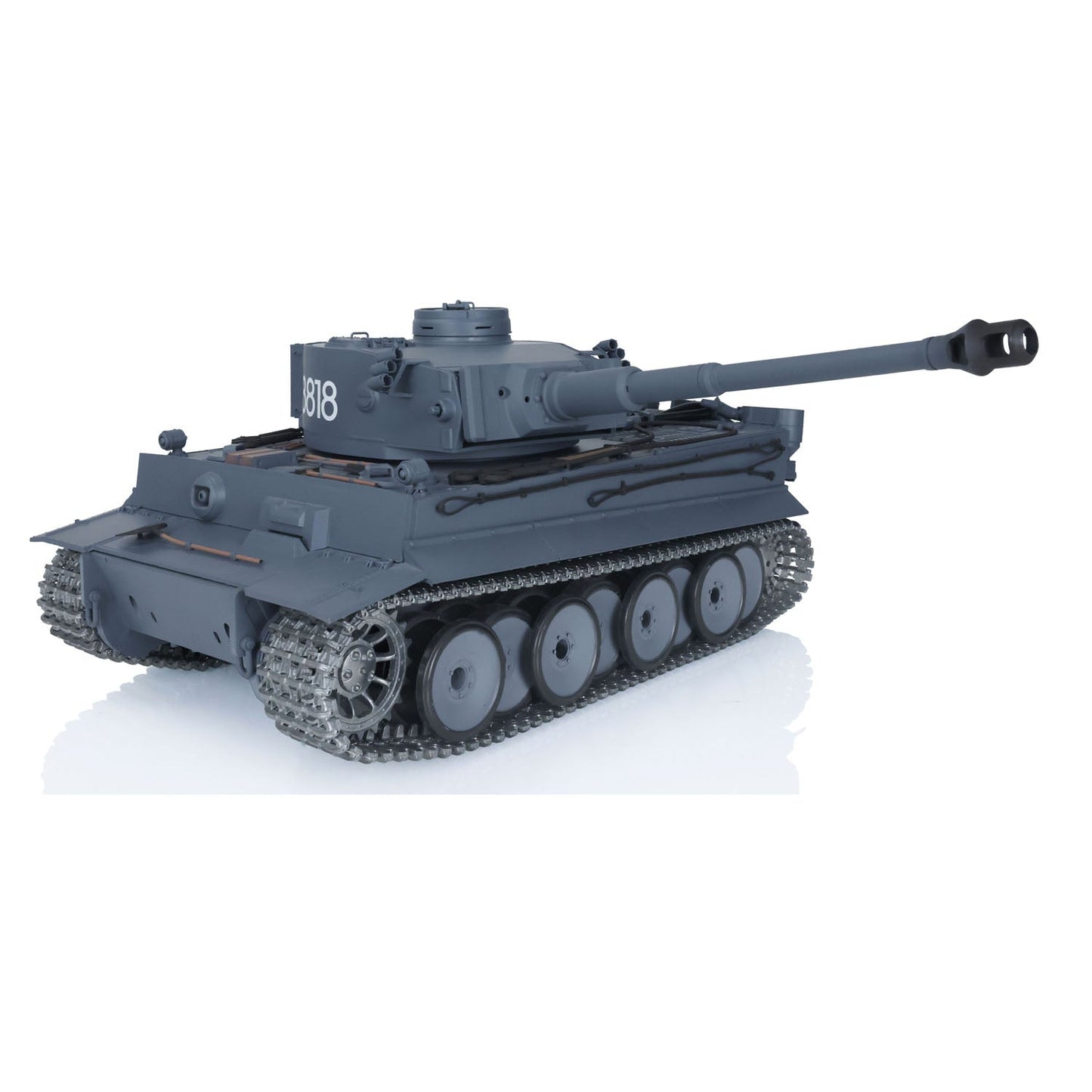 TOUCAN RC HOBBY Henglong 1/16 TK7.0 Plastic German Tiger I Panther RTR RC Tank 3818/3819 360 Degrees Turret Infrared Combat BB Sounds Lights Smoke Model