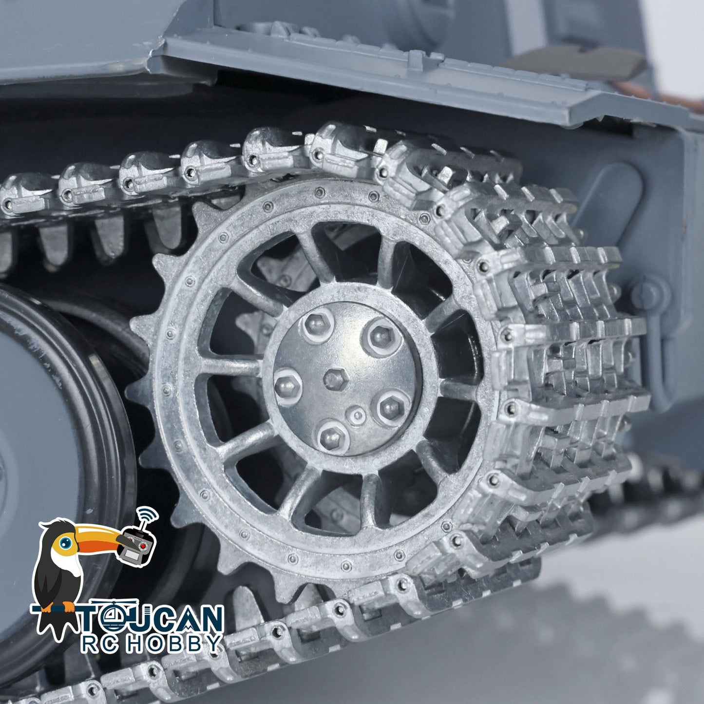 TOUCAN RC HOBBY Henglong 1/16 TK7.0 Promotion German Tiger I RTR RC Tank 3818 Infrared Combat BB Smoke Sounds Lights Metal Gearbox Tracks Sprockets Idlers Wheels