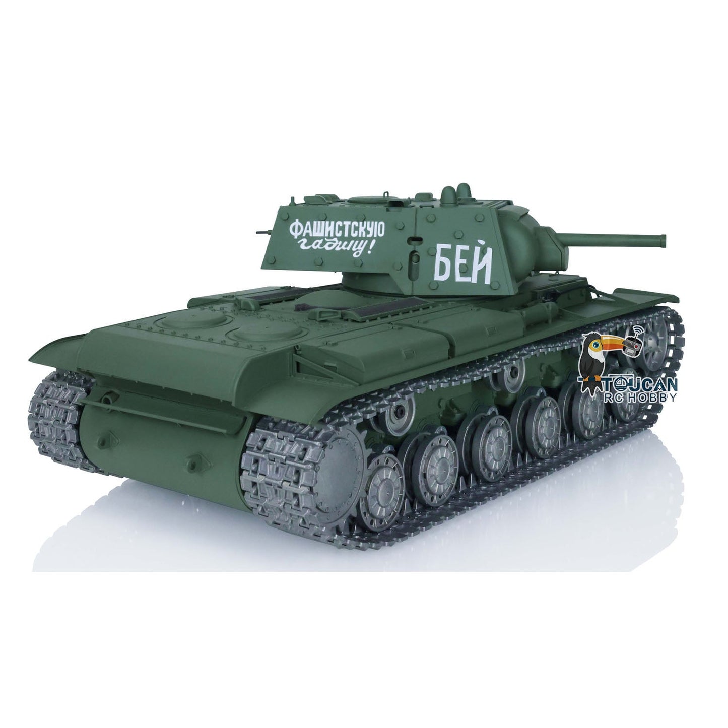 TOUCAN RC HOBBY Heng Long TK7.0 1/16 T72 3939 Soviet Union KV-1 3878 RC Tank FPV 360 Degree Turret BB IR Metal Barrel Tracks Drive Idler Road Wheels