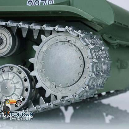 TOUCAN RC HOBBY Heng Long TK7.0 1/16 T72 3939 Soviet Union KV-1 3878 RC Tank FPV 360 Degree Turret BB IR Metal Barrel Tracks Drive Idler Road Wheels