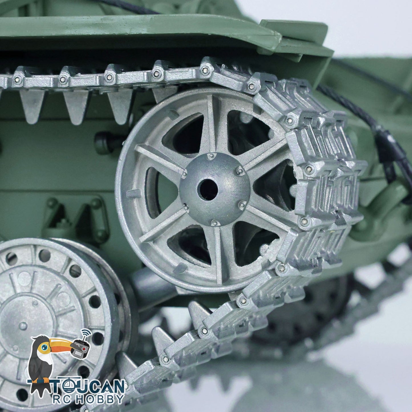 TOUCAN RC HOBBY Heng Long TK7.0 1/16 T72 3939 Soviet Union KV-1 3878 RC Tank FPV 360 Degree Turret BB IR Metal Barrel Tracks Drive Idler Road Wheels