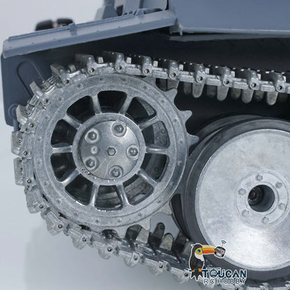 UK Stock Henglong 1/16 7.0 Tiger I RTR RC Tank 3818 W/ Barrel Recoil Metal Tracks Wheels