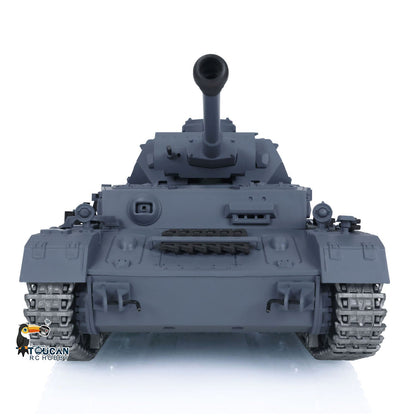 TOUCAN RC HOBBY Henglong 1/16 TK7.0 Promotion German Panzer IV F2 3859 RTR RC Tank 360 Degrees Turret Smoke Infrared Combat BB Metal Barrel Tracks Sprockets Idlers Wheels