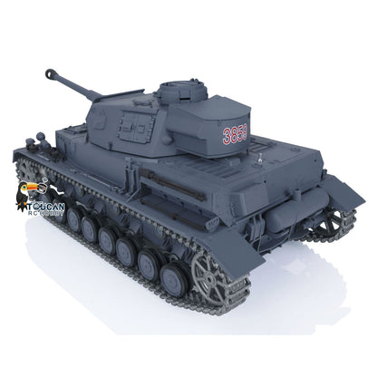 TOUCAN RC HOBBY Henglong 1/16 TK7.0 Promotion German Panzer IV F2 3859 RTR RC Tank 360 Degrees Turret Smoke Infrared Combat BB Metal Barrel Tracks Sprockets Idlers Wheels