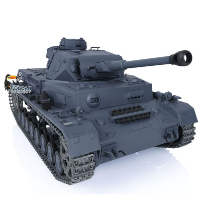 TOUCAN RC HOBBY Henglong 1/16 TK7.0 Promotion German Panzer IV F2 3859 RTR RC Tank 360 Degrees Turret Smoke Infrared Combat BB Metal Barrel Tracks Sprockets Idlers Wheels
