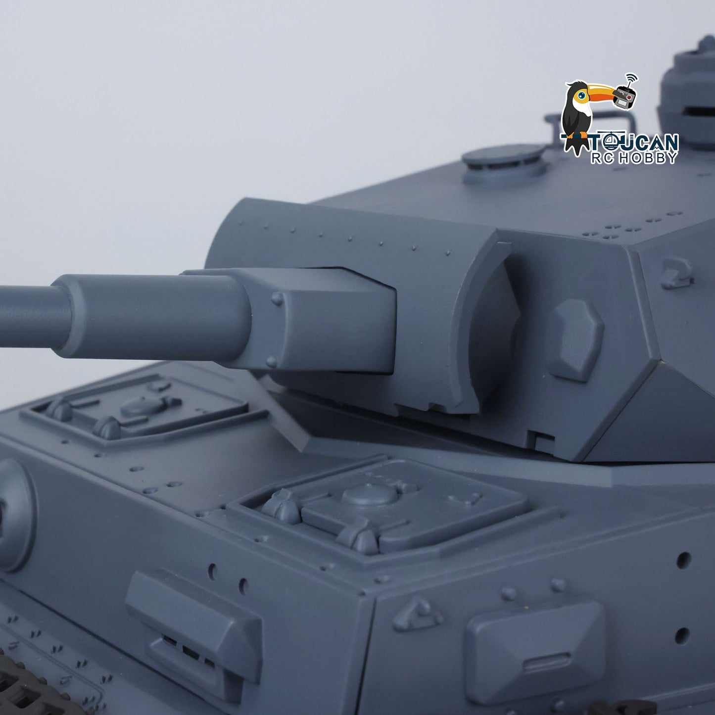 TOUCAN RC HOBBY Henglong 1/16 TK7.0 Promotion German Panzer IV F2 3859 RTR RC Tank 360 Degrees Turret Smoke Infrared Combat BB Metal Barrel Tracks Sprockets Idlers Wheels