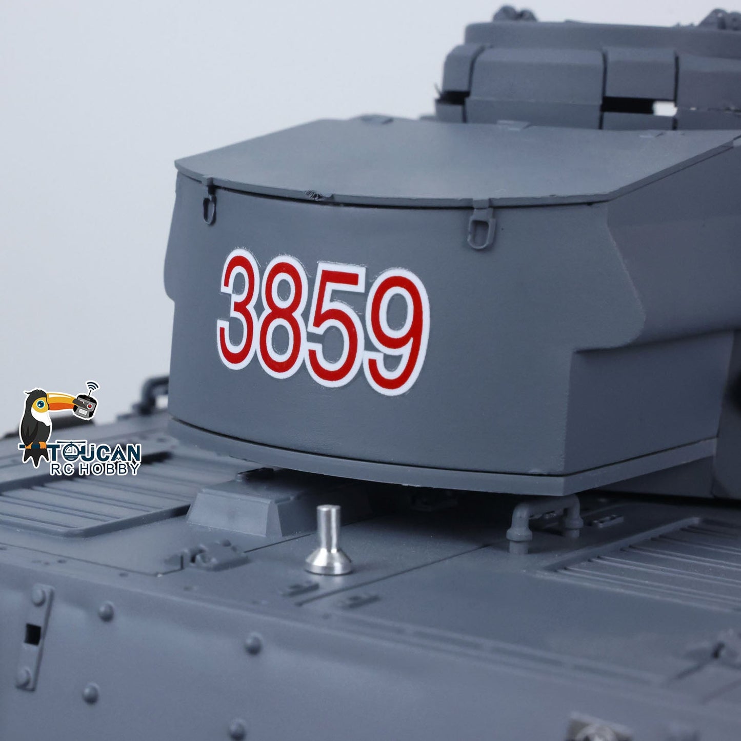 TOUCAN RC HOBBY Henglong 1/16 TK7.0 Promotion German Panzer IV F2 3859 RTR RC Tank 360 Degrees Turret Smoke Infrared Combat BB Metal Barrel Tracks Sprockets Idlers Wheels