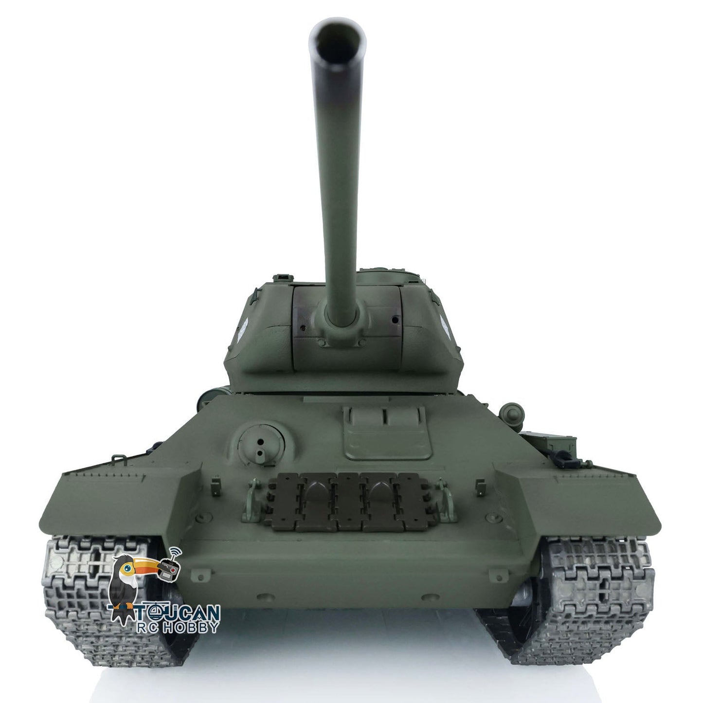 TOUCAN RC HOBBY Henglong 1/16 TK7.0 Promotion Soviet T34-85 RTR RC Tank 3909 with 360 Degrees Turret BB Infrared Combat Smoke Metal Sprockets Idlers Wheels