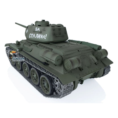 TOUCAN RC HOBBY Henglong 1/16 TK7.0 Promotion Soviet T34-85 RTR RC Tank 3909 with 360 Degrees Turret BB Infrared Combat Smoke Metal Sprockets Idlers Wheels
