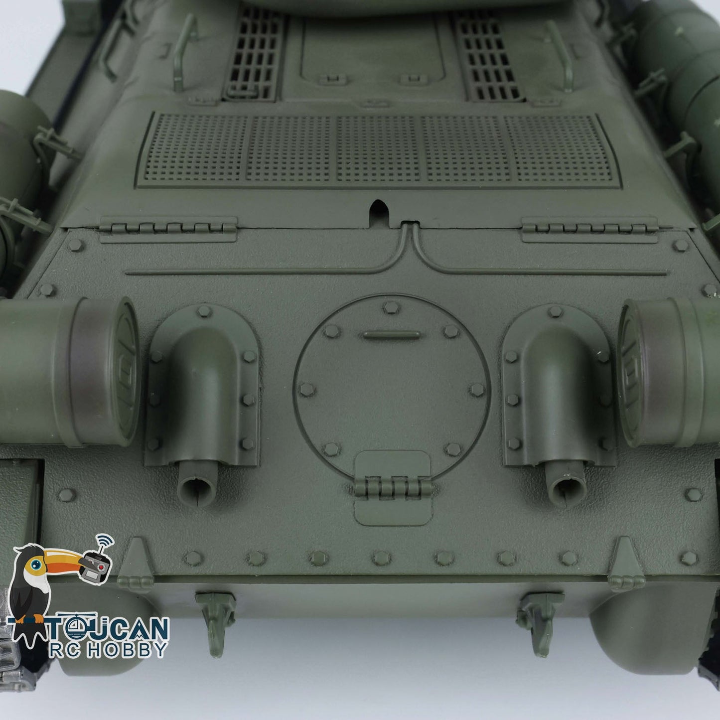 TOUCAN RC HOBBY Henglong 1/16 TK7.0 Promotion Soviet T34-85 RTR RC Tank 3909 with 360 Degrees Turret BB Infrared Combat Smoke Metal Sprockets Idlers Wheels