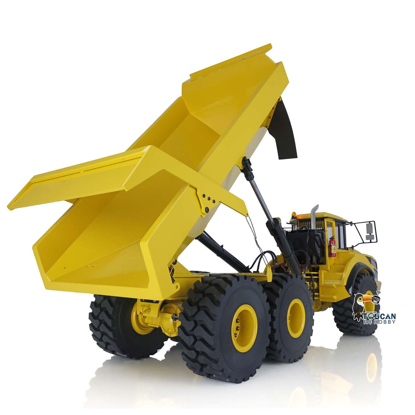 Remote Control 1/14 6x6 Metal Hydraulic lifting Articulated Truck A40G RC Dumper Toys Model Motor Servo Transmitter