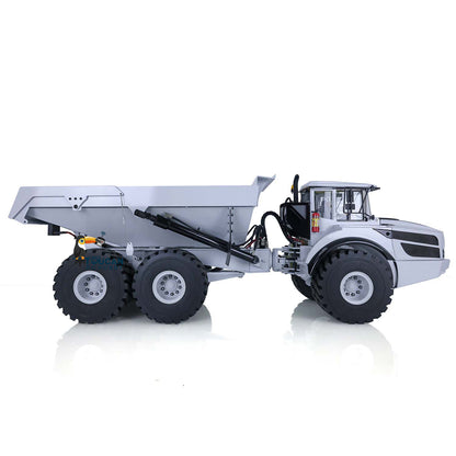 XDRC Metal 1/14 RC Hydraulic Articulated Truck A40G 6*6 Radio Controlled Dumper Tipper RTR Car Model Construction Vehicles