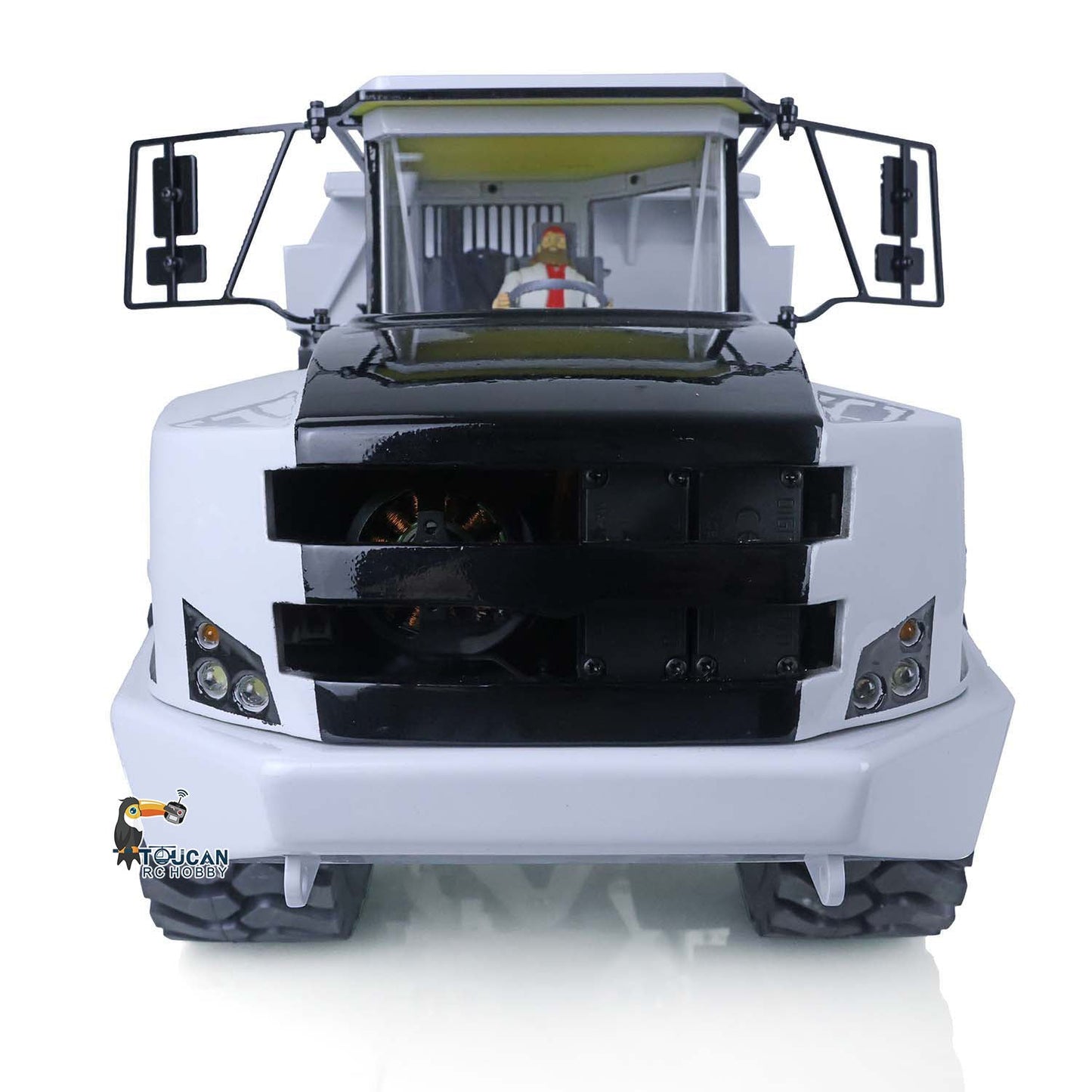 XDRC Metal 1/14 RC Hydraulic Articulated Truck A40G 6*6 Radio Controlled Dumper Tipper RTR Car Model Construction Vehicles