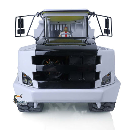 XDRC Metal 1/14 RC Hydraulic Articulated Truck A40G 6*6 Radio Controlled Dumper Tipper RTR Car Model Construction Vehicles