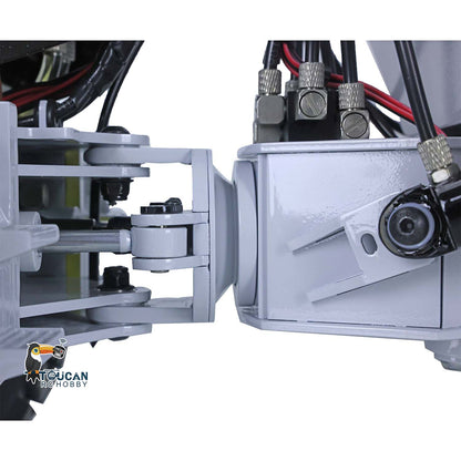 XDRC Metal 1/14 RC Hydraulic Articulated Truck A40G 6*6 Radio Controlled Dumper Tipper RTR Car Model Construction Vehicles