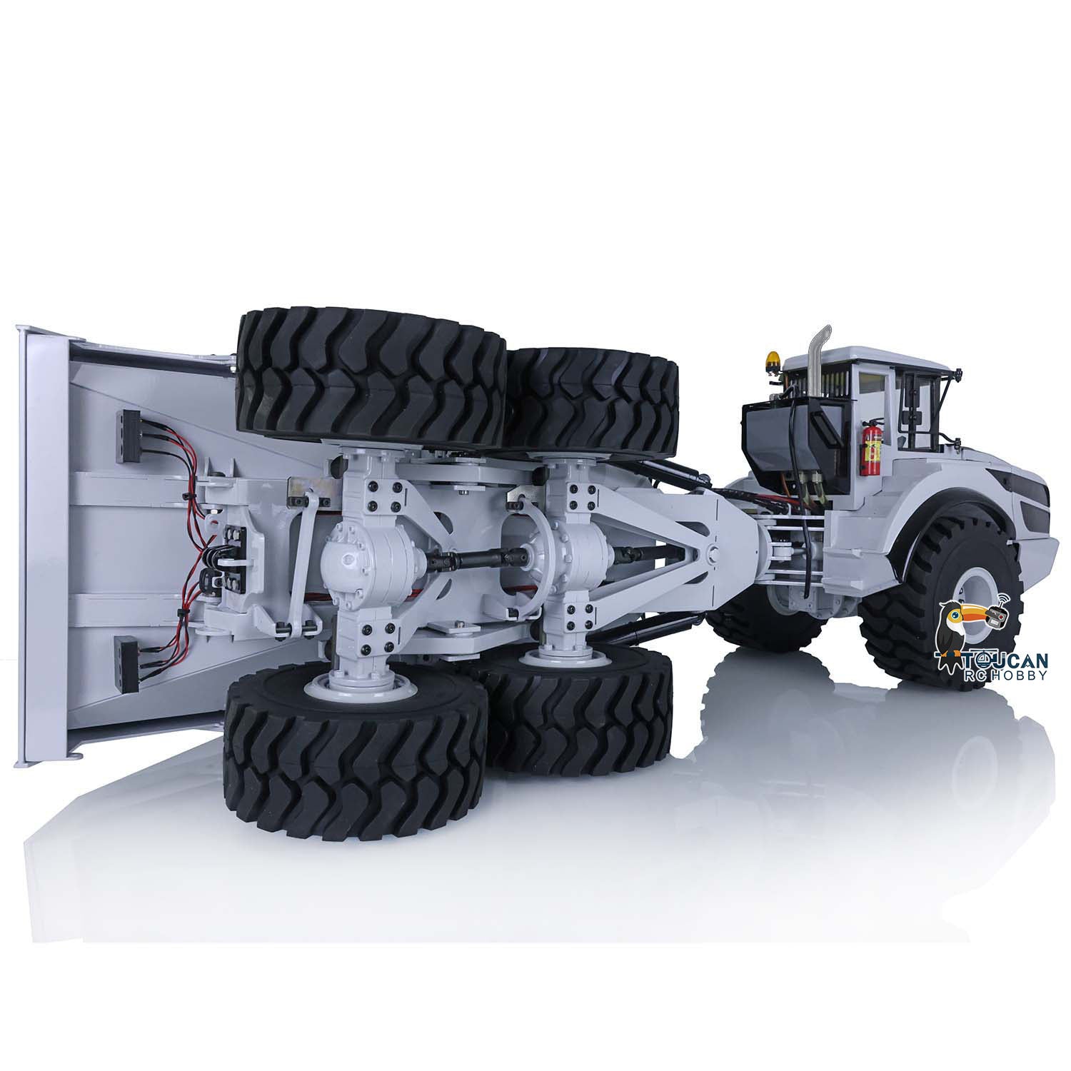 XDRC 6X6 A40G 1/14 RC Metal Hydraulic Articulated Truck Radio