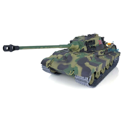 TOUCAN RC HOBBY Henglong 1/16 TK7.0 Promotion King Tiger 3888A RTR RC Tank Barrel Recoil 360 Degrees Turret BB IR Smoke Metal Tracks Sprockets Idlers Wheels Gearbox