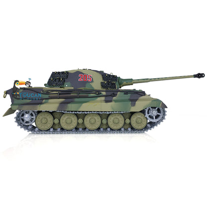 Fast Free Shipping 2.4G Henglong 1/16 7.0 Upgraded German King Tiger RTR RC Tank 3888A Metal Tracks