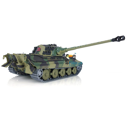 TOUCAN RC HOBBY Henglong 1/16 TK7.0 Promotion King Tiger 3888A RTR RC Tank Barrel Recoil 360 Degrees Turret BB IR Smoke Metal Tracks Sprockets Idlers Wheels Gearbox