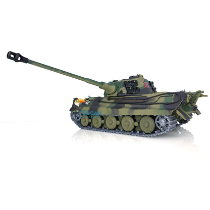TOUCAN RC HOBBY Henglong 1/16 TK7.0 Promotion King Tiger 3888A RTR RC Tank Barrel Recoil 360 Degrees Turret BB IR Smoke Metal Tracks Sprockets Idlers Wheels Gearbox