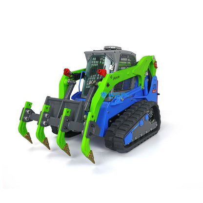 TOUCAN RC HOBBY LESU AOUE LT5 1/14 Metal RC Skid-Steer Loader B0008 with FlySky I6S Radio Controller Sound Light for Hydraulic Construction Vehicle Model Enthusiast