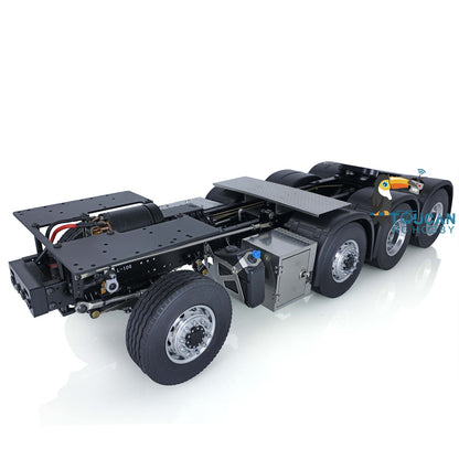 In Stock LESU Metal RC Assembled Heavy-duty Chassis for 1/14 Scale 1851 3363 Tractor Truck 3 Speed Transmission Highline Equipment Rack Truck UpgradeParts