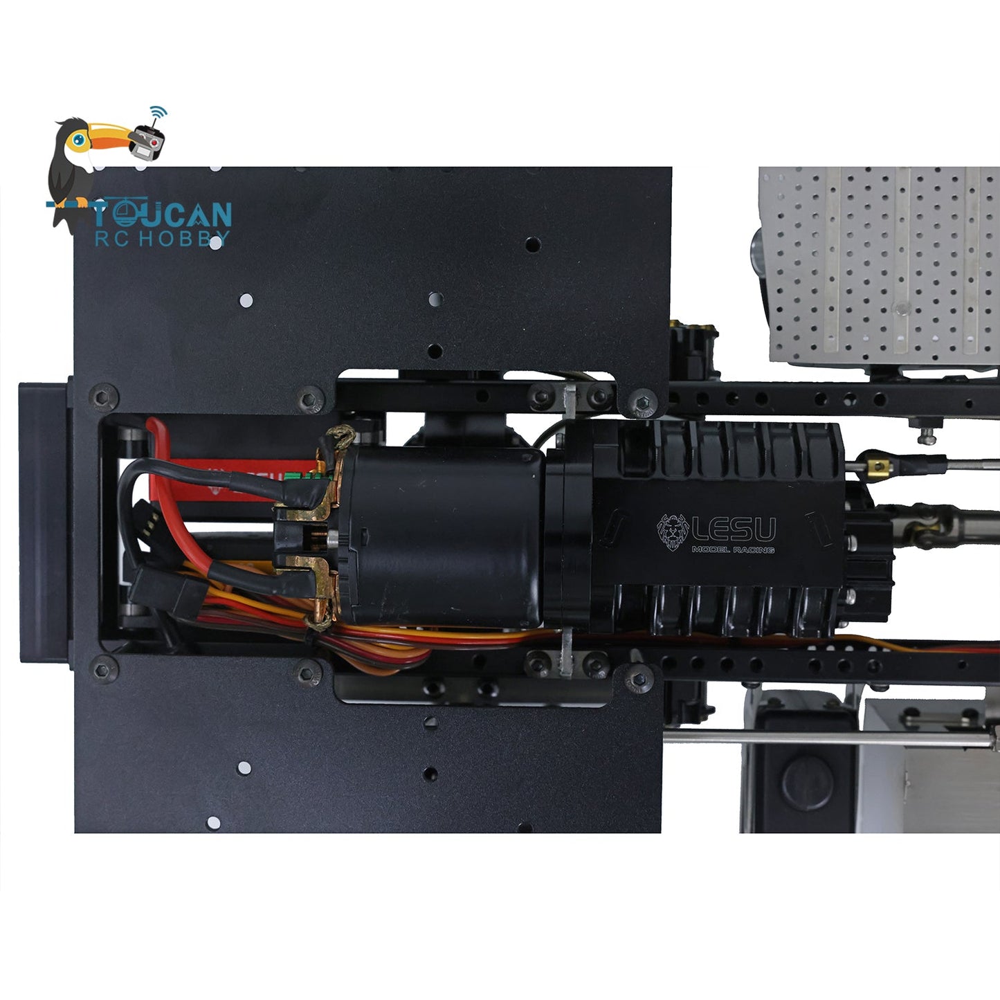 In Stock LESU Metal RC Assembled Heavy-duty Chassis for 1/14 Scale 1851 3363 Tractor Truck 3 Speed Transmission Highline Equipment Rack Truck UpgradeParts