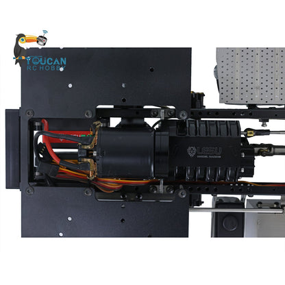 In Stock LESU Metal RC Assembled Heavy-duty Chassis for 1/14 Scale 1851 3363 Tractor Truck 3 Speed Transmission Highline Equipment Rack Truck UpgradeParts