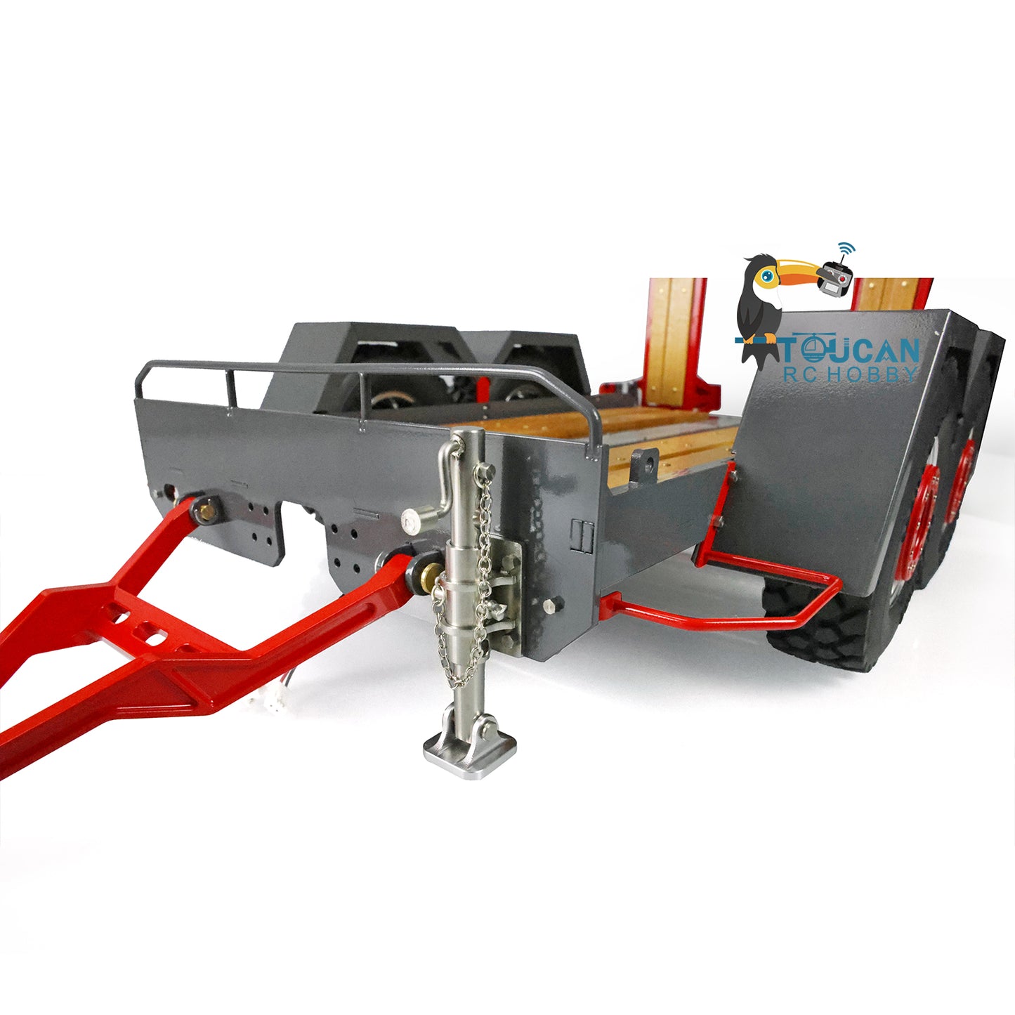 Metal Trailer Plate for 1/14 LESU Aoue-LT5H LT5 Wheeled Tracked Skid-Steer Loader Remote Control Hydraulic Model Car