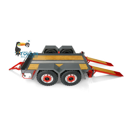 Metal Trailer Plate for 1/14 LESU Aoue-LT5H LT5 Wheeled Tracked Skid-Steer Loader Remote Control Hydraulic Model Car