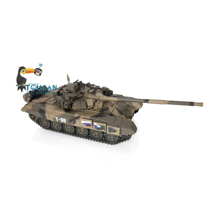 TOUCAN RC HOBBY Henglong TK7.0 1/16 Plastic Russion T90 RTR RC Tank 3938 FPV 360 Degrees Turret BB IR Smoke Sounds Lights Metal Steel Driving Gearbox