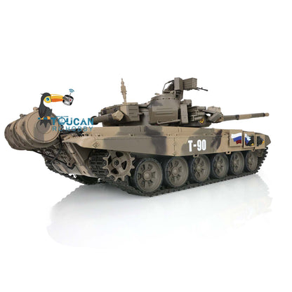 TOUCAN RC HOBBY Henglong TK7.0 1/16 Plastic Russion T90 RTR RC Tank 3938 FPV 360 Degrees Turret BB IR Smoke Sounds Lights Metal Steel Driving Gearbox