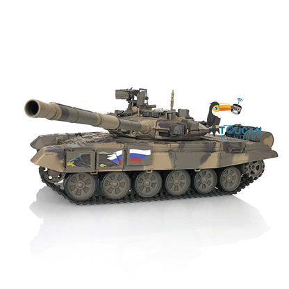 TOUCAN RC HOBBY Henglong 1/16 TK7.0 Plastic Russian T90 RTR RC Tank 3938 with 360 Degrees Turret Smoke Sound Light BB Infrared Combat