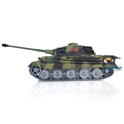 Fast Free Shipping Henglong 1/16 RC Tank 3888A 7.0 King Tiger Remote Control Tank 360 Degrees Rotating Turret Metal Road Wheel Barrel Recoil